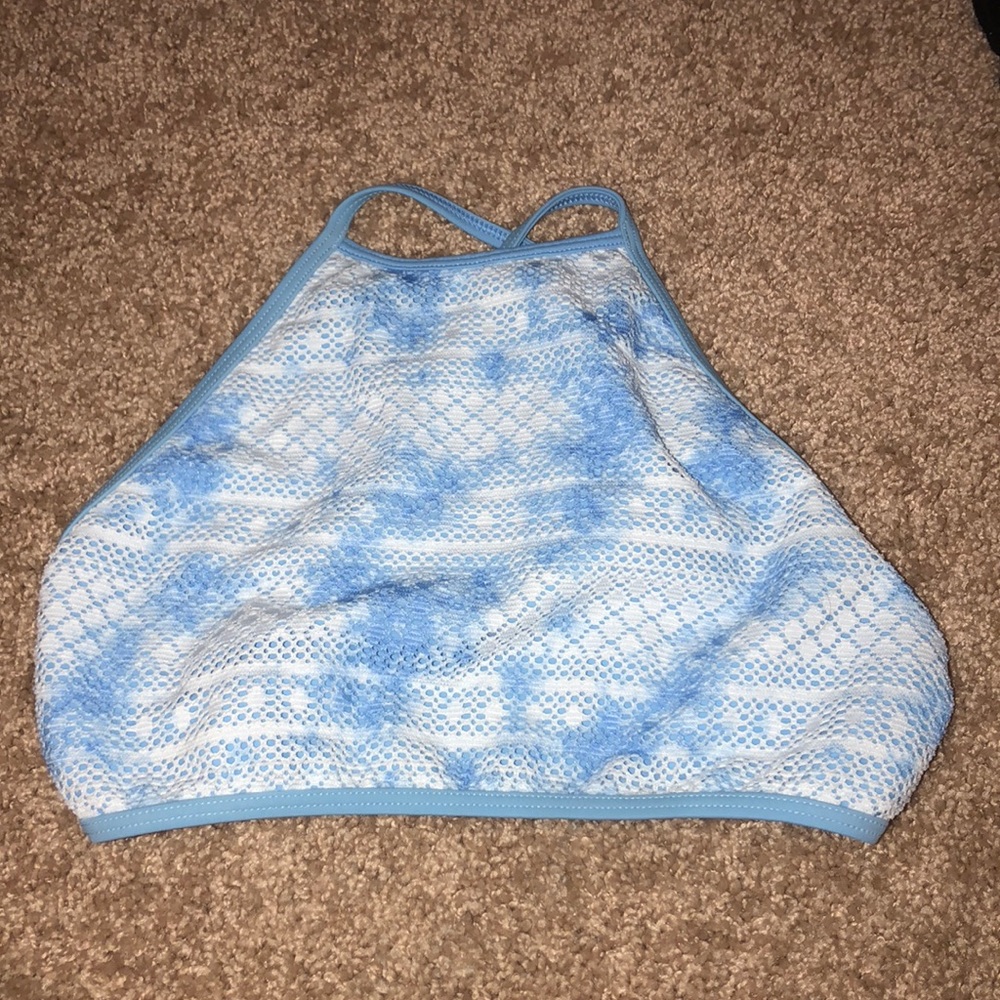 Aerie high neck swim top